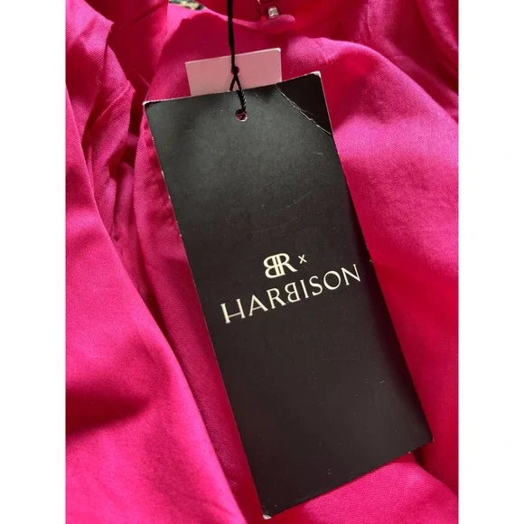 Banana Republic Mini Dress in Pink and Puffed Sleeves - Picture 8 of 8